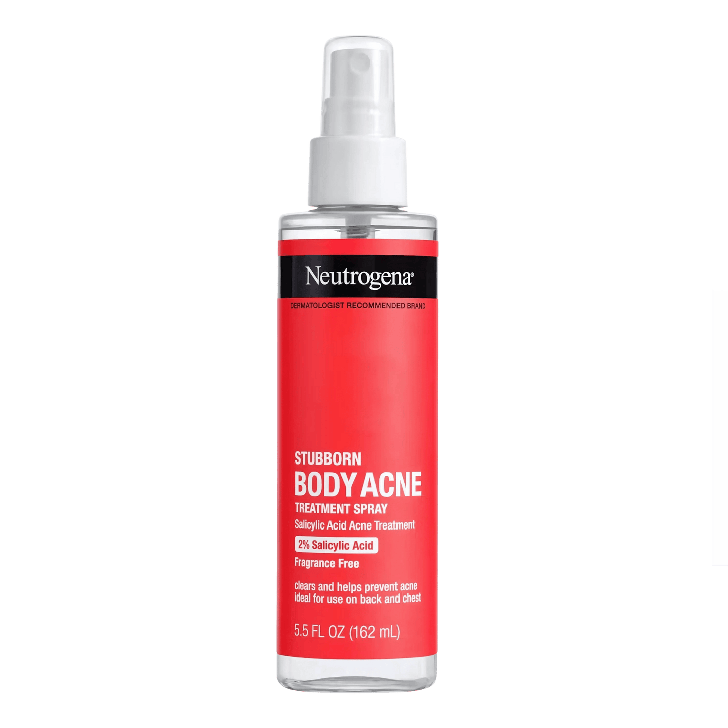 Neutrogena Stubborn Body Acne Spray 2% Salicylic Acid (162ml)