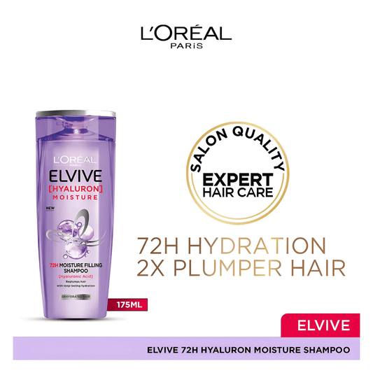 Buy L'Oreal Paris Elvive Hyaluron Moisture 72H Moisture Filling Shampoo In Pakistan From SkinStash!