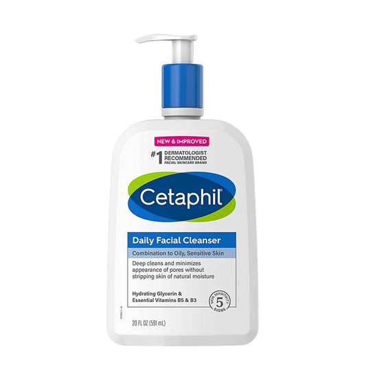 Cetaphil Daily Facial Cleanser Combination to Oily Sensitive Skin (591ml)