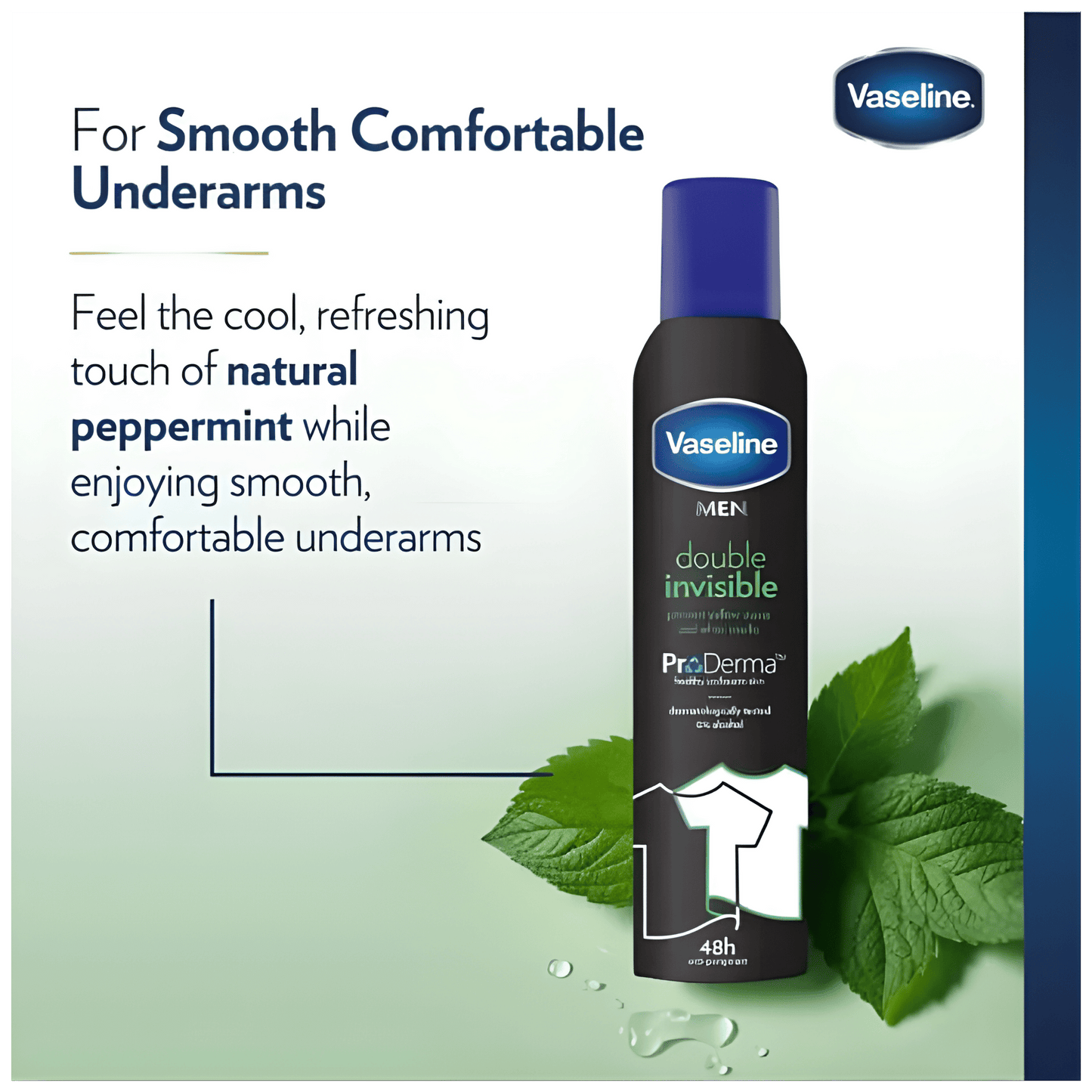 Vaseline Men Double Invisible Deodorant Spray Available in Pakistan