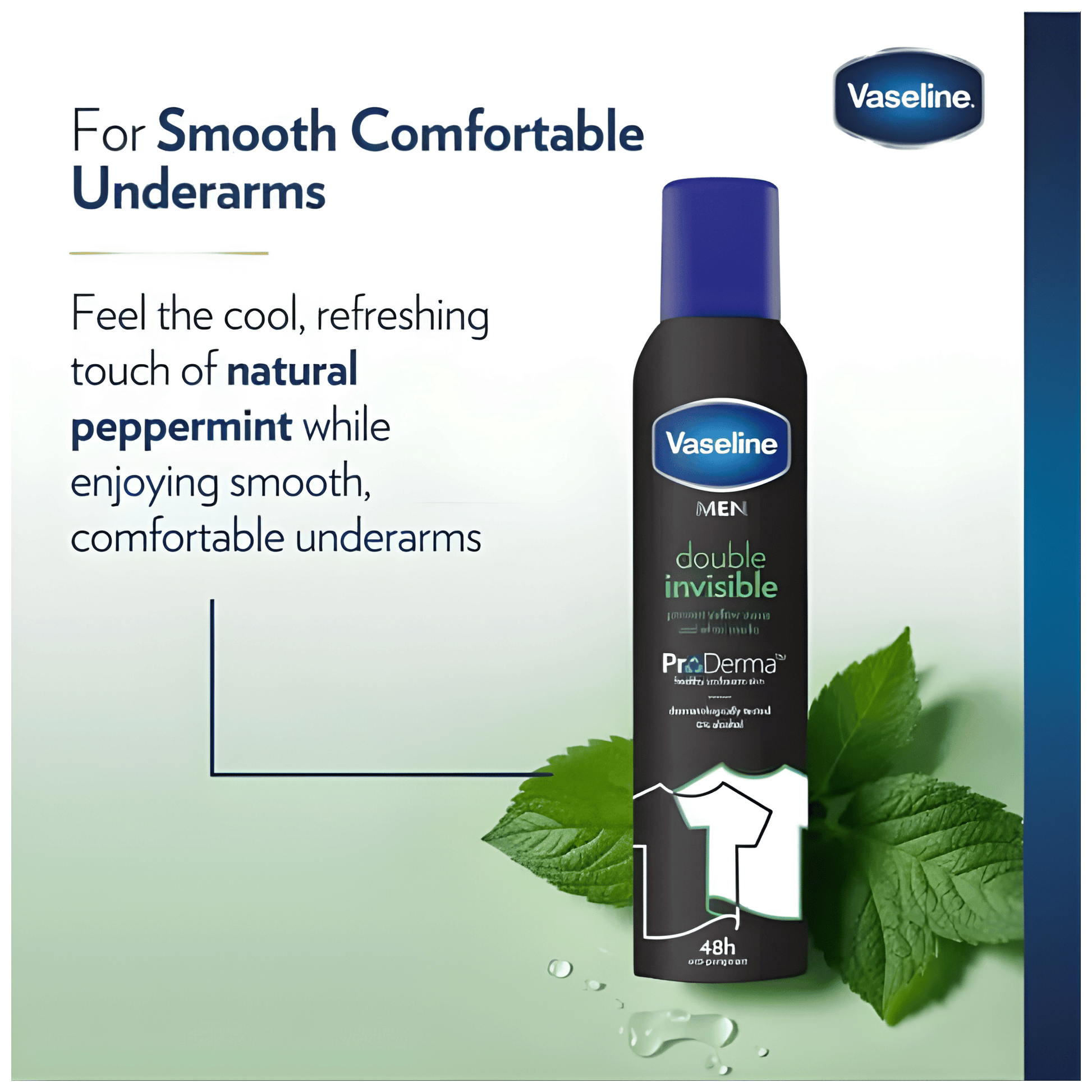 Vaseline Men Double Invisible Deodorant Spray Available in Pakistan