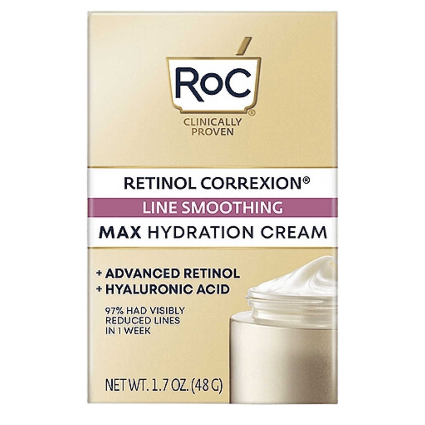 Buy RoC  RETINOL CORREXION® Line Smoothing Max Hydration Cream In Pakistan!