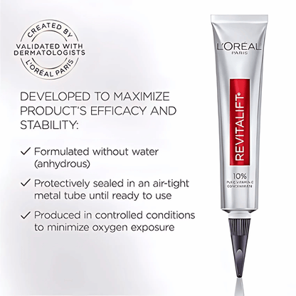 L'Oreal Paris Revitalift 10% Pure Vitamin C Face Serum (30ml)