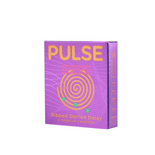 buy pulse ribbed dotted delay condoms