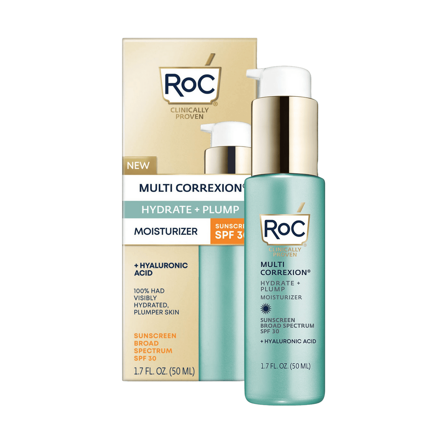 RoC Multi CORREXION® Hydrate + Plump Moisturizer SPF 30 (50ml)