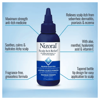 Nizoral Scalp Anti-Itch Relief Liquid (60ml)