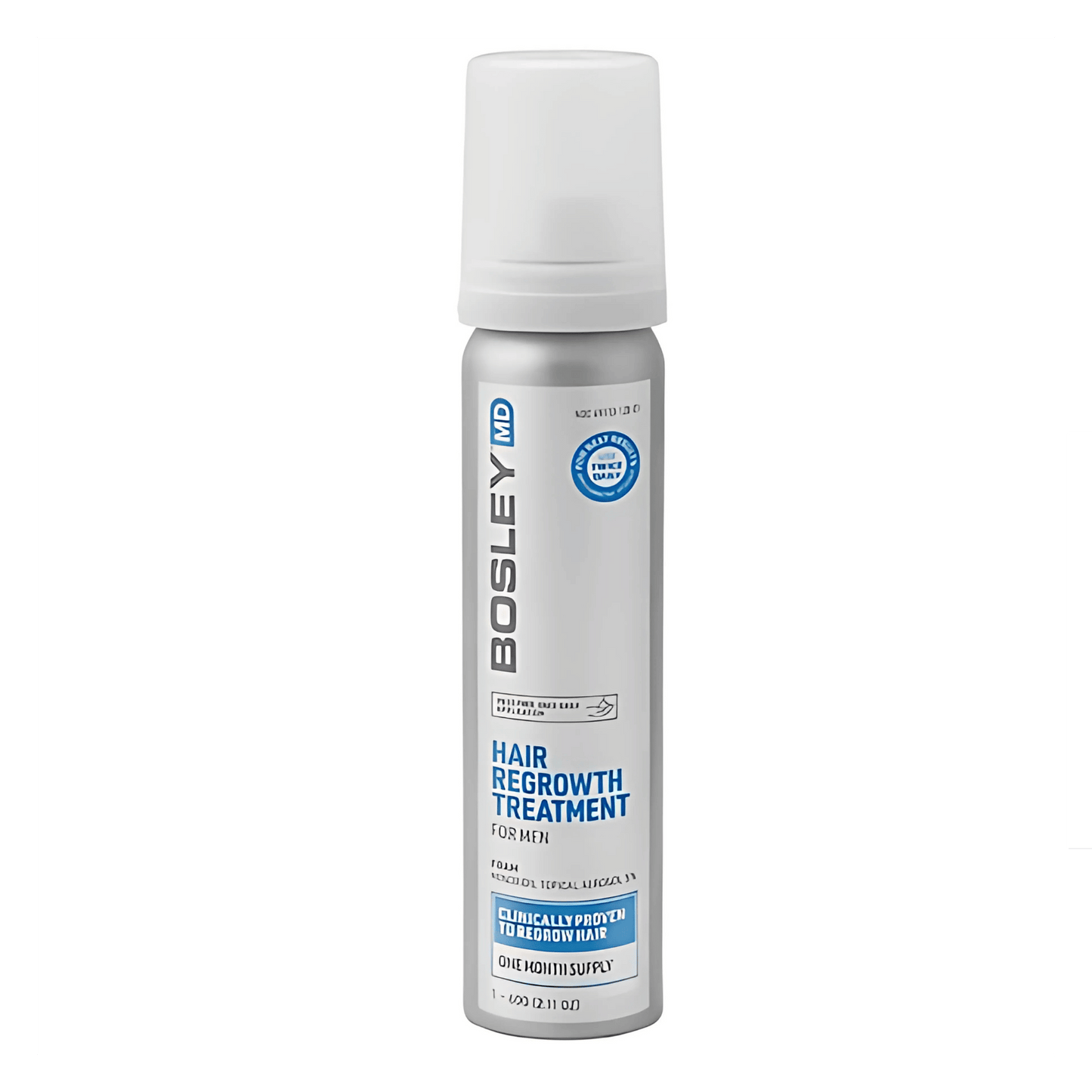 BosleyMD Men's 5% Minoxidil Foam for Hair Regrowth 1 Month Supply (60g)