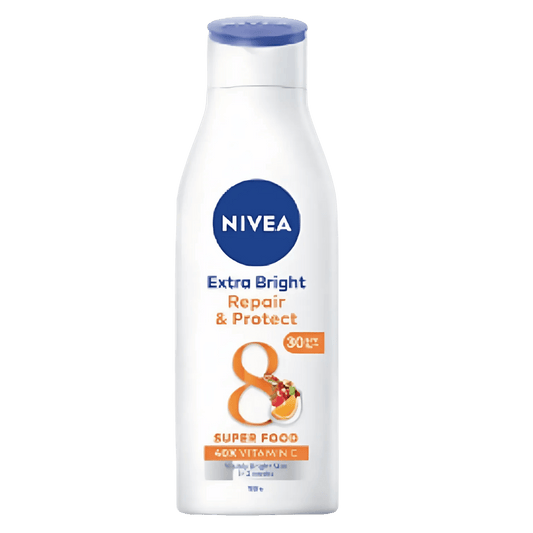 Buy Nivea Extra Bright Repair & Protect Super Food Body Lotion (100ml) In SkinStash!