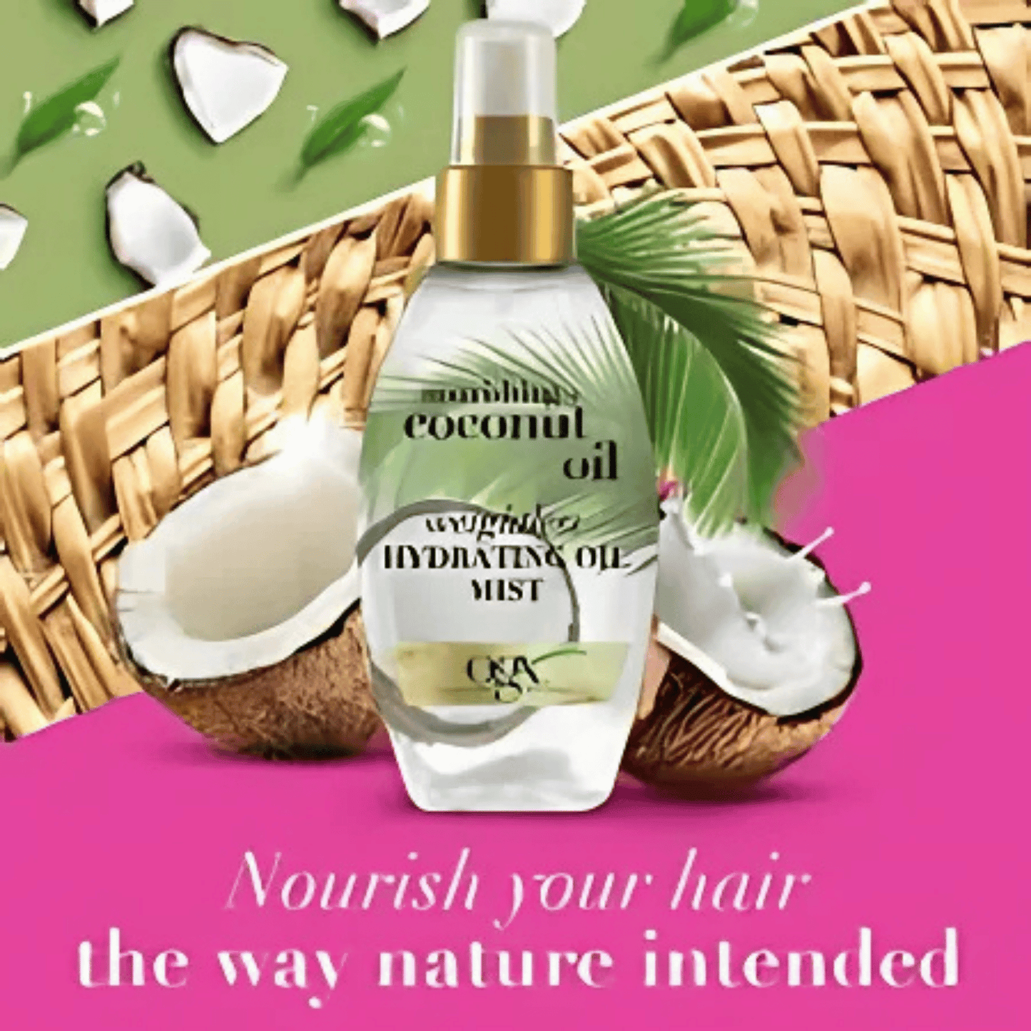 OGX Nourishing + Coconut Oil Weightless Hydrating Oil Hair Mist (118ml)