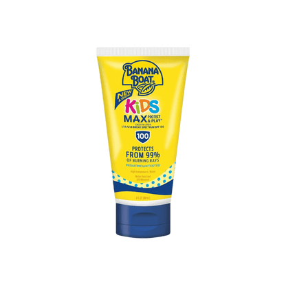 Buy Banana Boat Kids Max Protect & Play Sunscreen Lotion Spf-100 118ml    
Online In Pakistan!