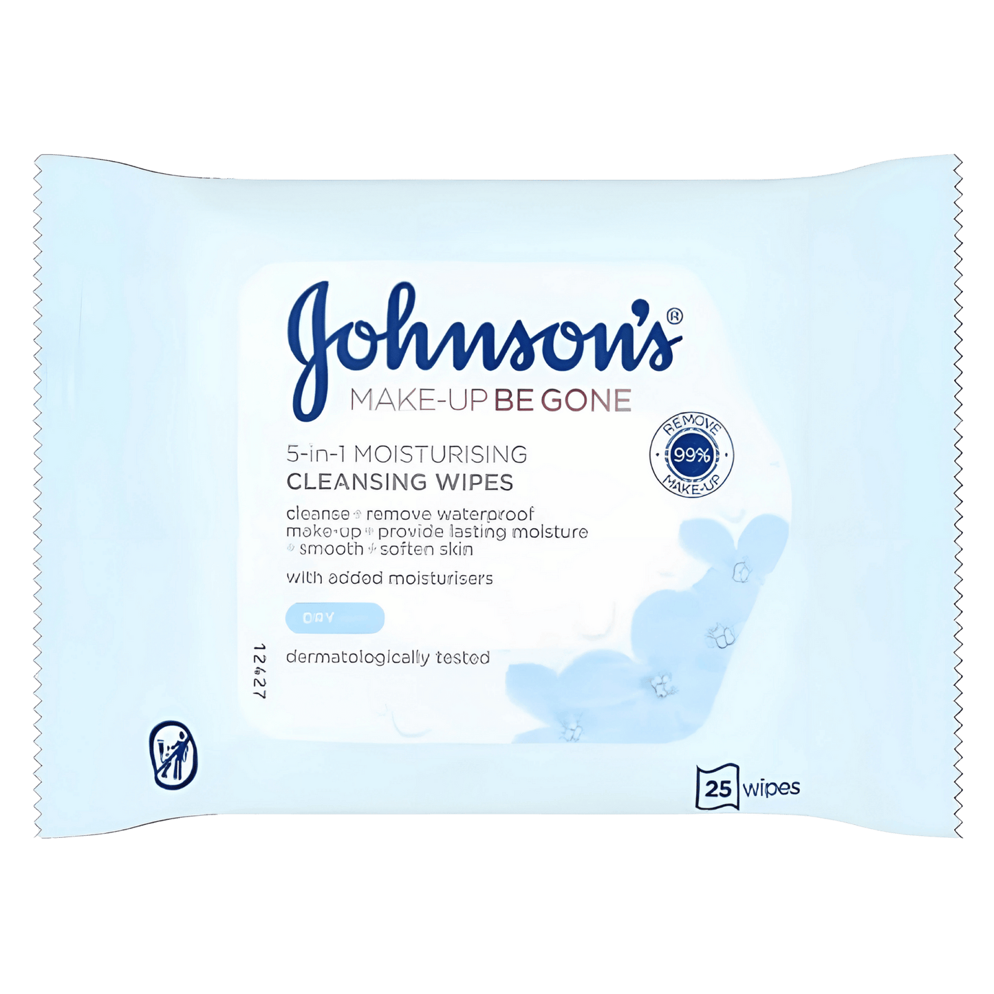 Johnson's Make Up Be Gone 5 In 1 Cleansing Wipes (25)