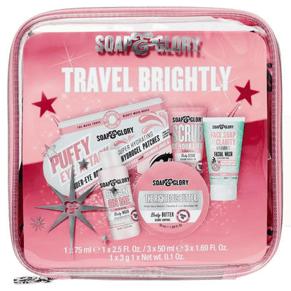 Soap & Glory Travel Brightly 5-piece gift set box