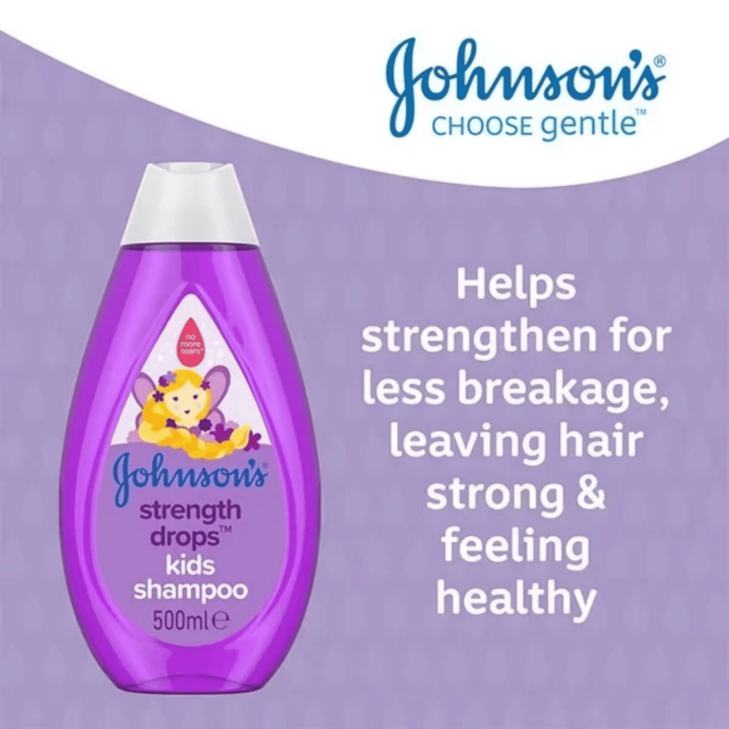 Johnson's Strength Drops Kids Shampoo, (500ml)