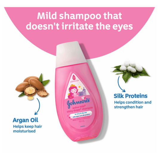 Johnson’s Active Kids Shiny Drops Shampoo Available in Pakistan