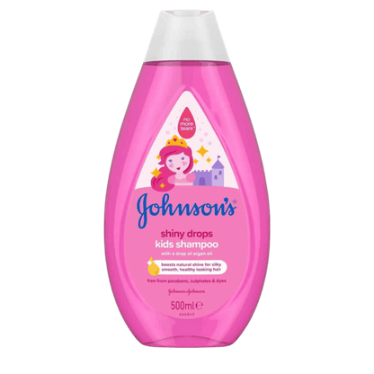 Avialable Johnson's Shiny Drops Kids Shampoo, (500ml) In SkinStash!