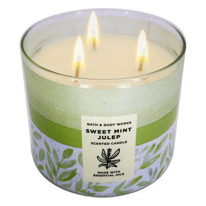 Bath & Body Works Sweet Mint Julep 3 Wick Candle (411g)