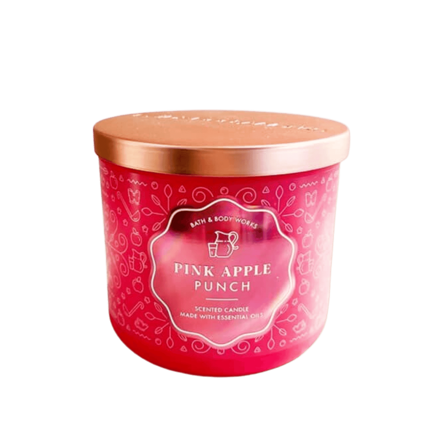 Bath & Body Works Pink Apple Punch 3 Wick Candle (411g)