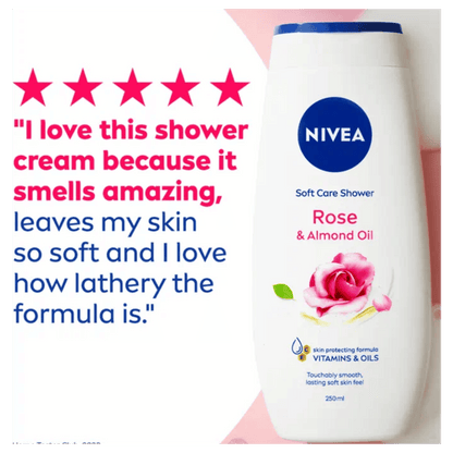 Nivea  Rose & Almond Oil Shower Cream (250ml)