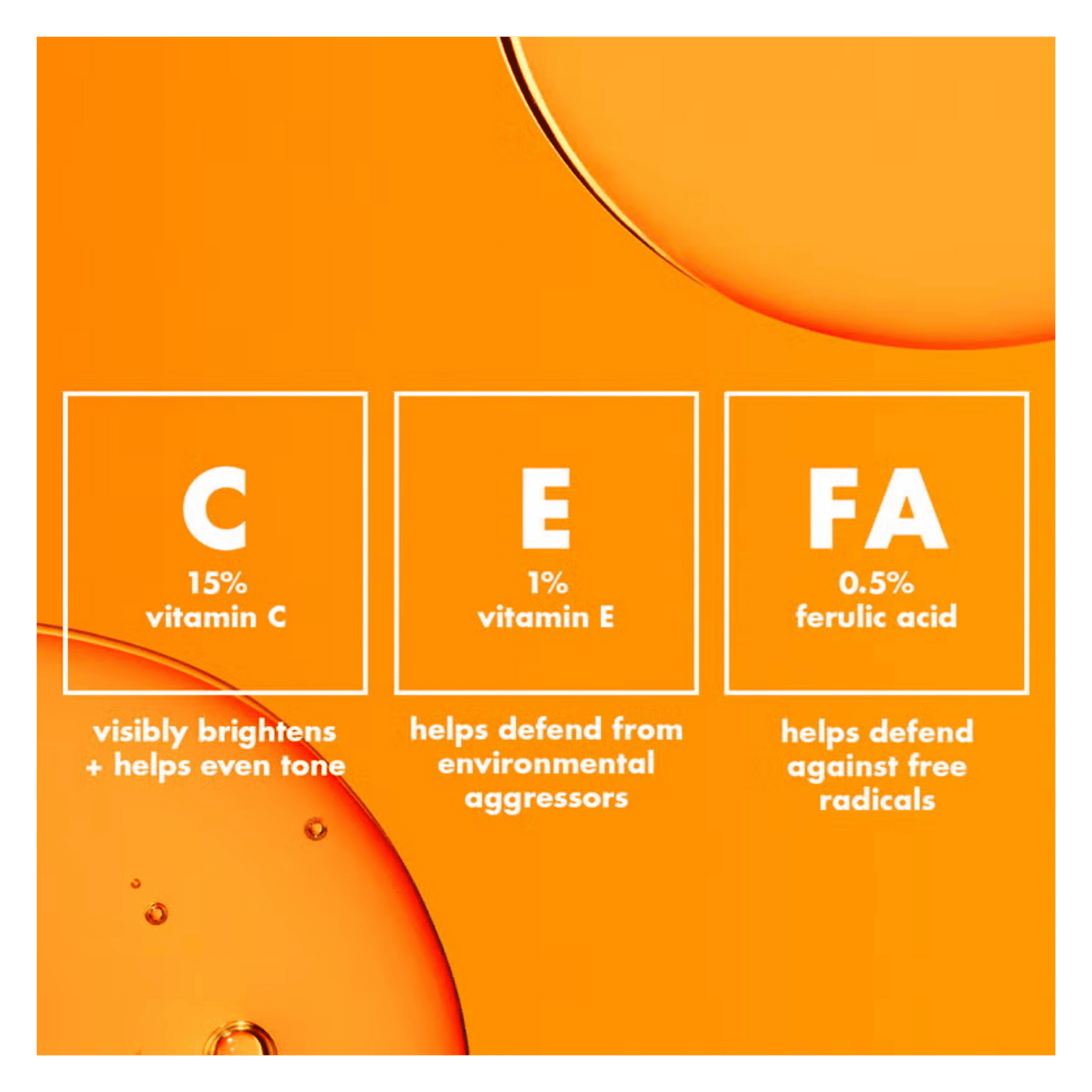 E.L.F Bright Icon Vitamin C + E + Ferulic Serum (30ml)
