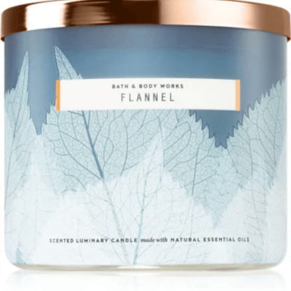 Bath & Body Works Flannel 3 wick candle (411 g)