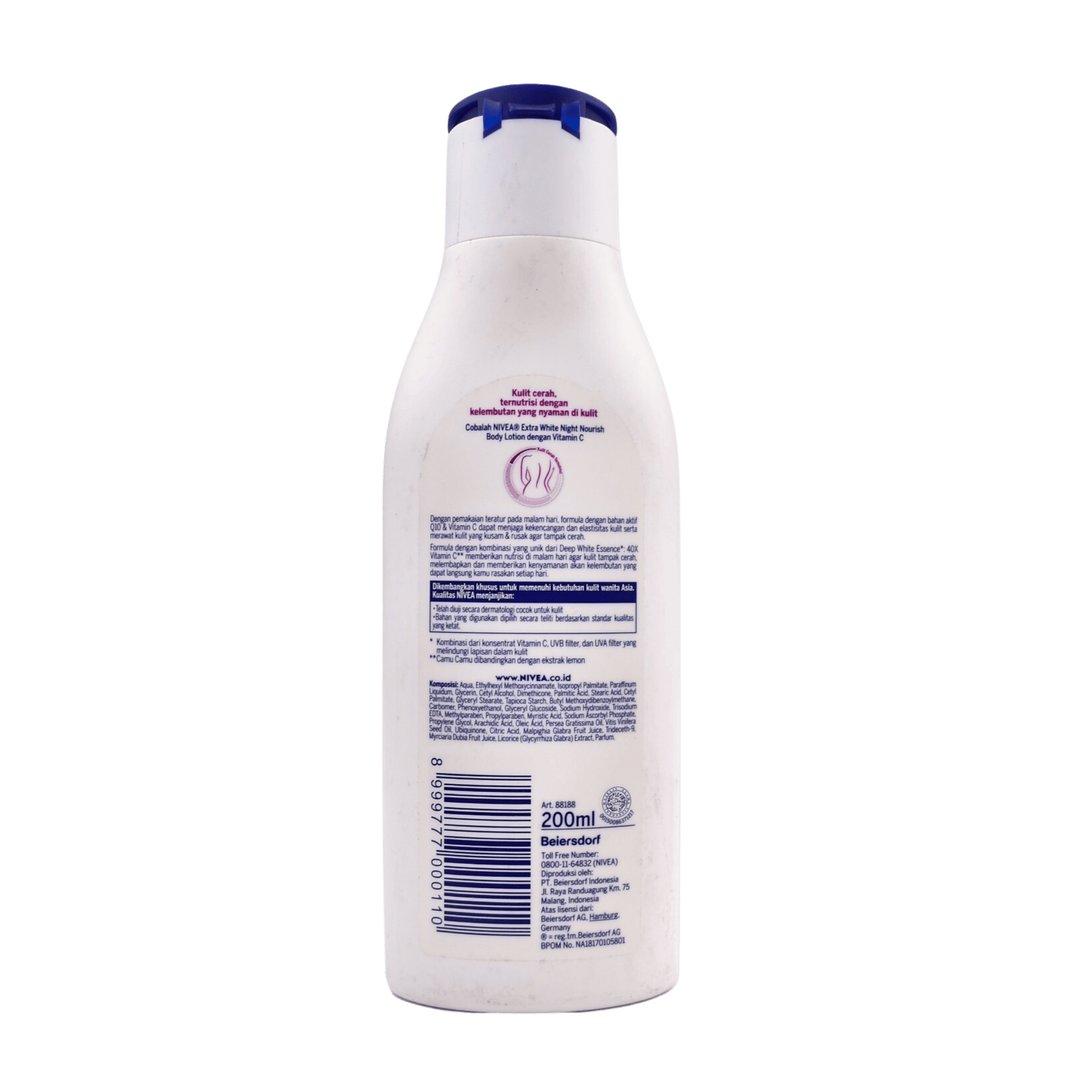 Nivea Body Lotion Extra Bright Night Nourish Available in Pakistan