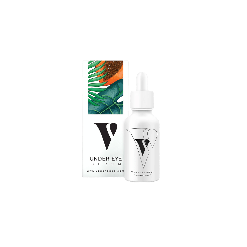 VCare Natural Under Eye Serum (30ml) – Reduce dark circles, puffiness & fine lines naturally – Available at Skinstash.pk
