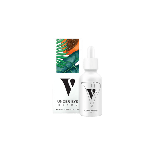 VCare Natural Under Eye Serum (30ml) – Reduce dark circles, puffiness & fine lines naturally – Available at Skinstash.pk