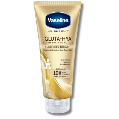 Vaseline Healthy Bright Gluta-Hya Serum Burst Uv Lotion (330ml)