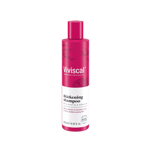 Viviscal Thickening Shampoo 250ml – biotin- and keratin-infused formula to promote fuller, healthier-looking hair at Skinstash.pk