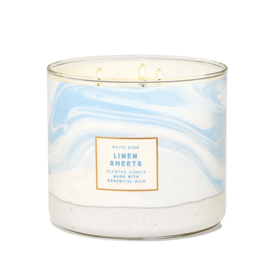 Linen Sheets 3 Wick Candle for sale in Pakistan