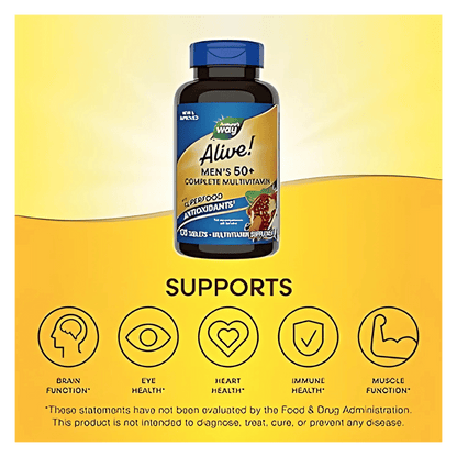 Alive! Men's Multivitamin by Nature's Way – 50 Tablets