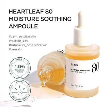 Anua Heartleaf 80% Soothing Ampoule (30ml)