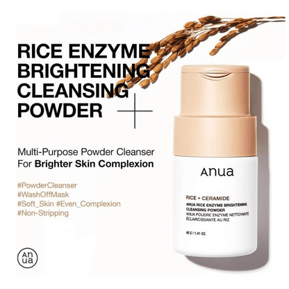 Anua Rice Enzyme Brightening Cleansing Powder (40g)