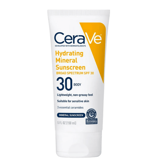 CeraVe Hydrating Mineral Sunscreen SPF 30 Body (150 ml)