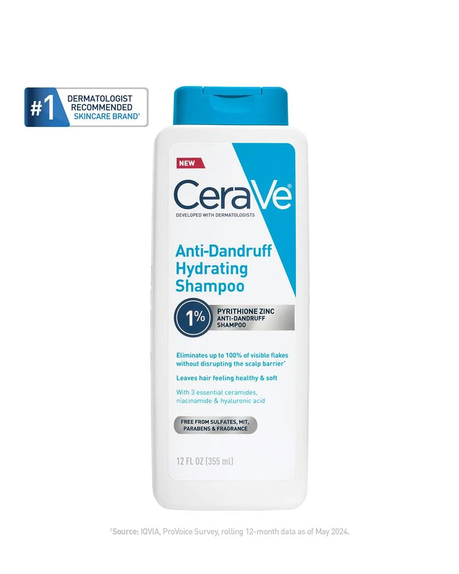 CeraVe Anti-Dandruff Hydrating Shampoo (355ml)