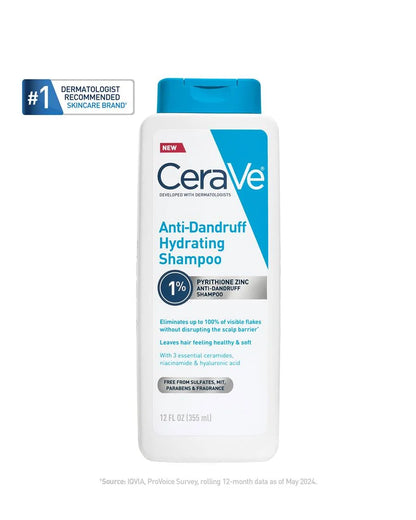 CeraVe Anti-Dandruff Hydrating Shampoo (355ml)