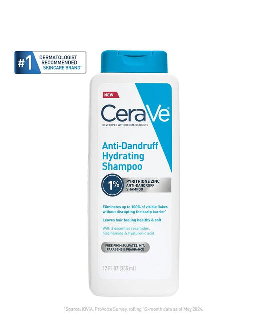 CeraVe Anti-Dandruff Hydrating Shampoo (355ml)