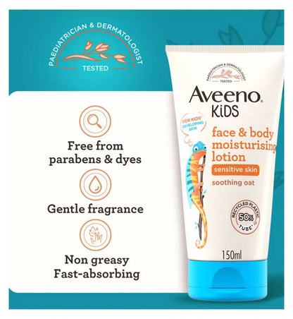 Aveeno Baby Kids Face & Body Lotion (150ml)