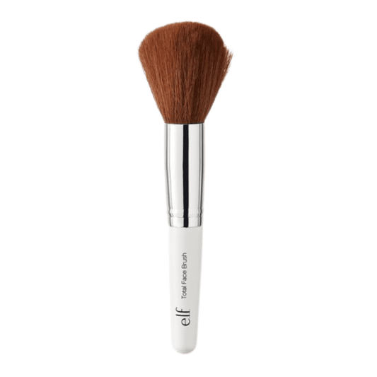 e.l.f. Total Face Brush – Multi-purpose makeup brush designed for flawless application of foundation, blush, powder, and bronzer for a smooth, even finish – Available at SkinStash.pk