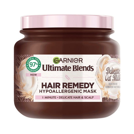 Garnier Ultimate Blends Hair Remedy Delicate Oat Milk Hypoallergenic Mask (340ml)