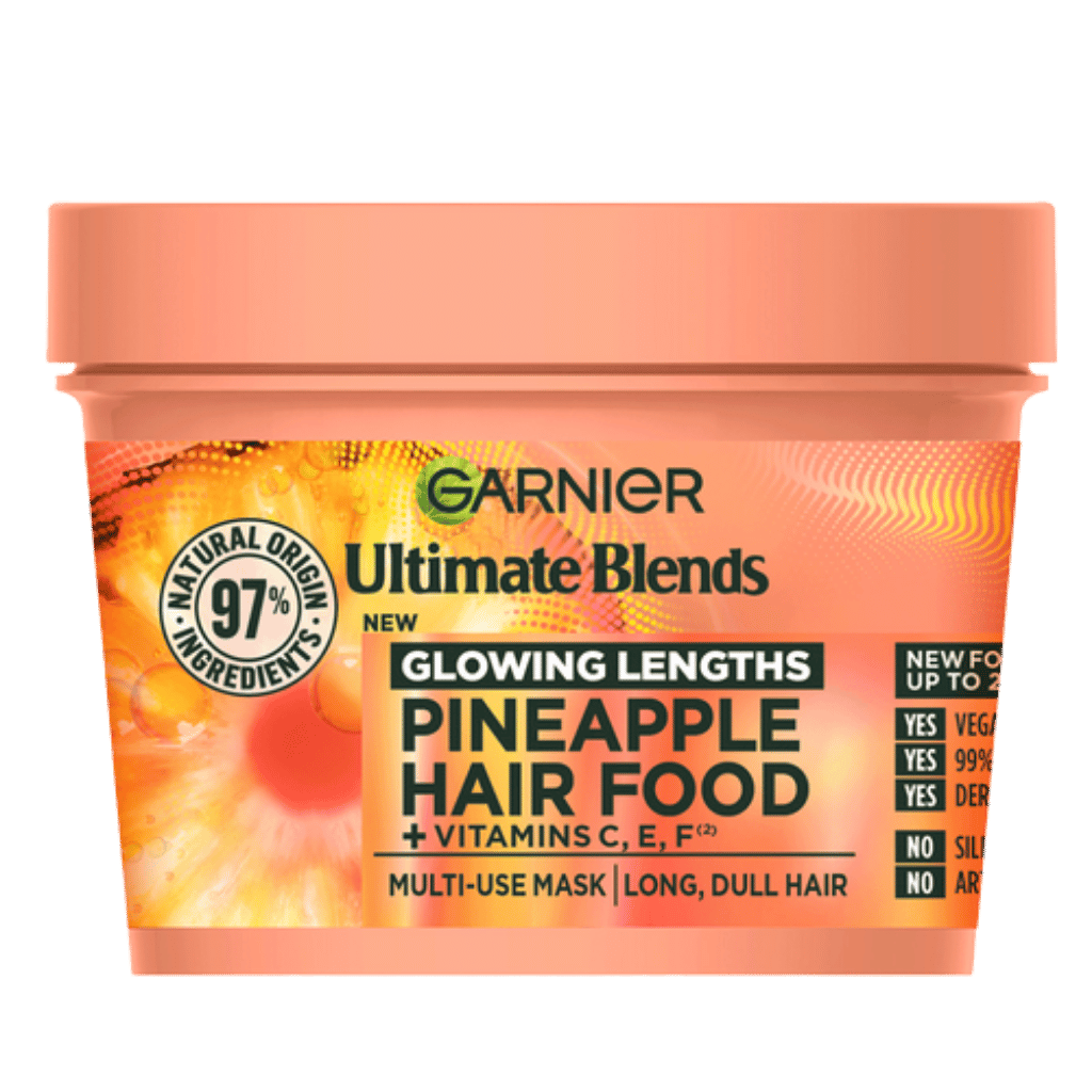 Garnier Ultimate Blends Glowing Lengths Pineapple & Amla Hair Food 3 in 1 Hair Mask Treatment - Multi (400 ml)