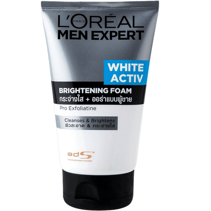 L'oreal Men Expert White Activ Brightening Foam skinstash in Pakistan