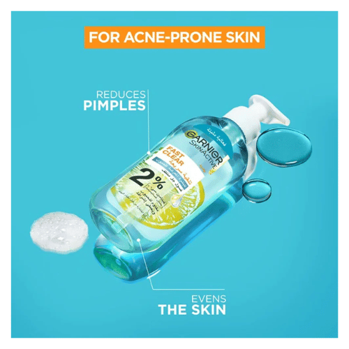 Best Rate Garnier Fast Clear [2%] Salicylic Acid & Vitamin C Anti-Acne Gel Wash in pakistan