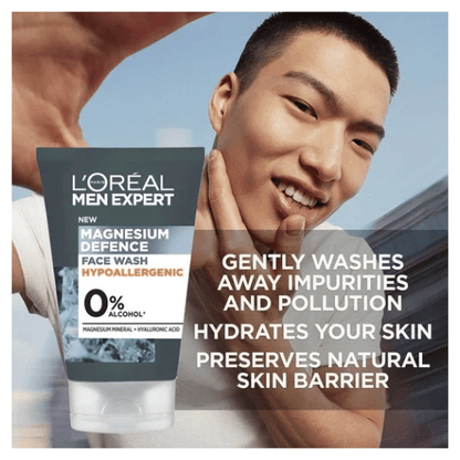 Best Quality L’Oréal Men Expert Magnesium Defence Sensitive Face Wash in Pakistan