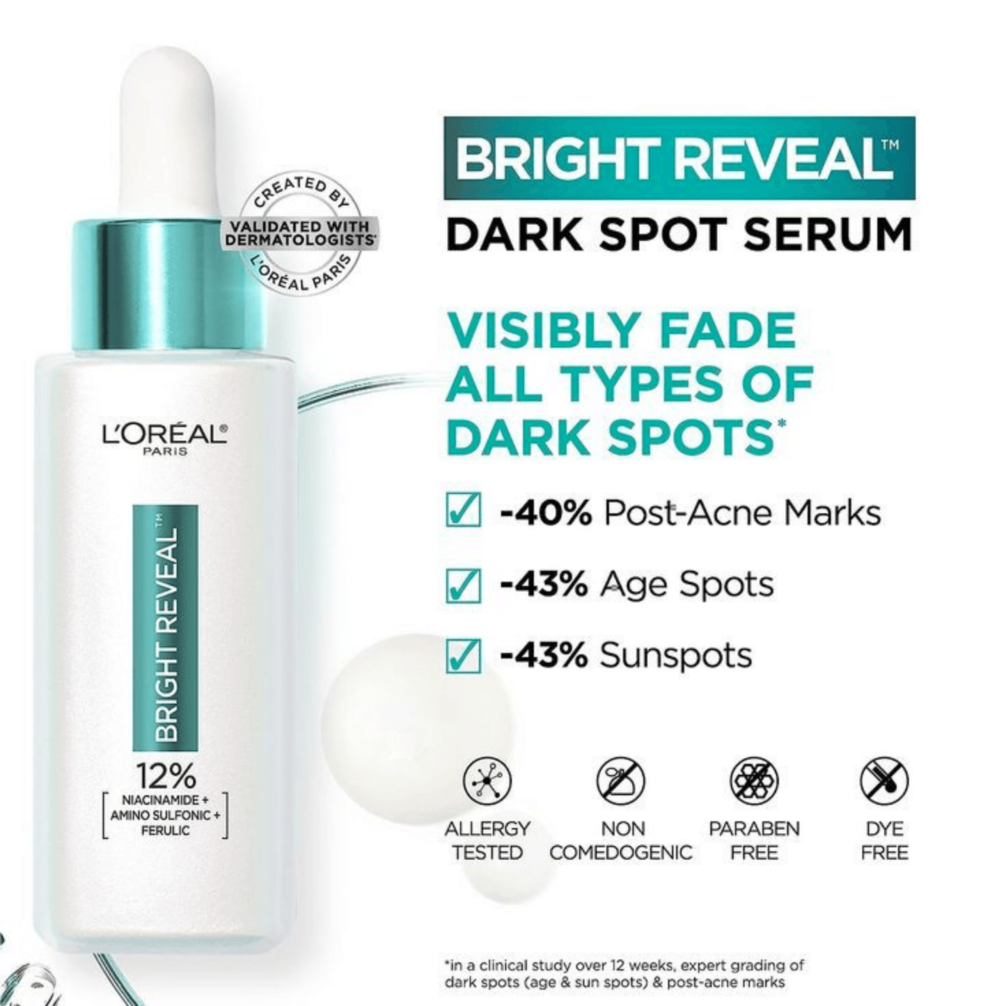 L'Oréal Dark Spot Serum (12% Niacinamide) - Evens Skin Tone (Pakistan)