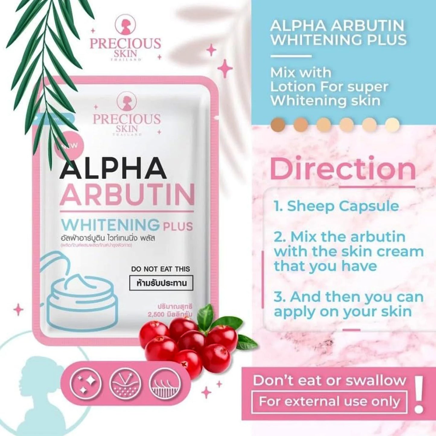 Alpha Arbutin 3 Plus Collagen Whitening Capsule (10 Tablets)