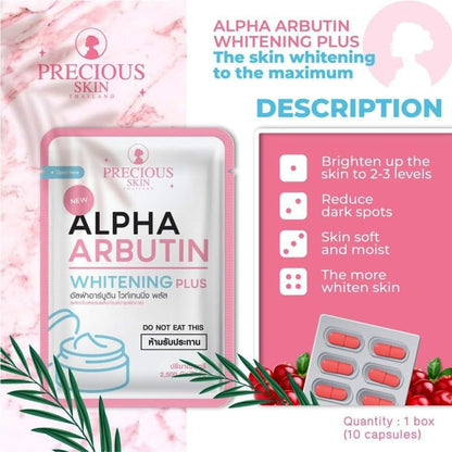 Alpha Arbutin 3 Plus Collagen Whitening Capsule (10 Tablets)
