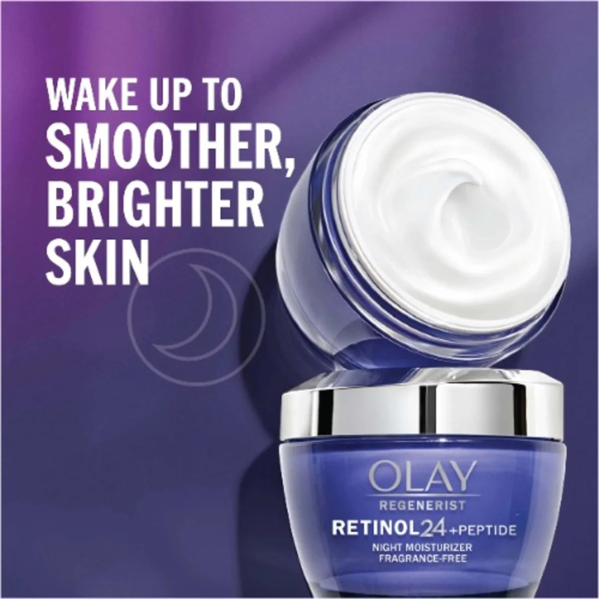 Olay Regenerist Retinol 24 + Peptide night Moisturizer (48g) – SkinStash