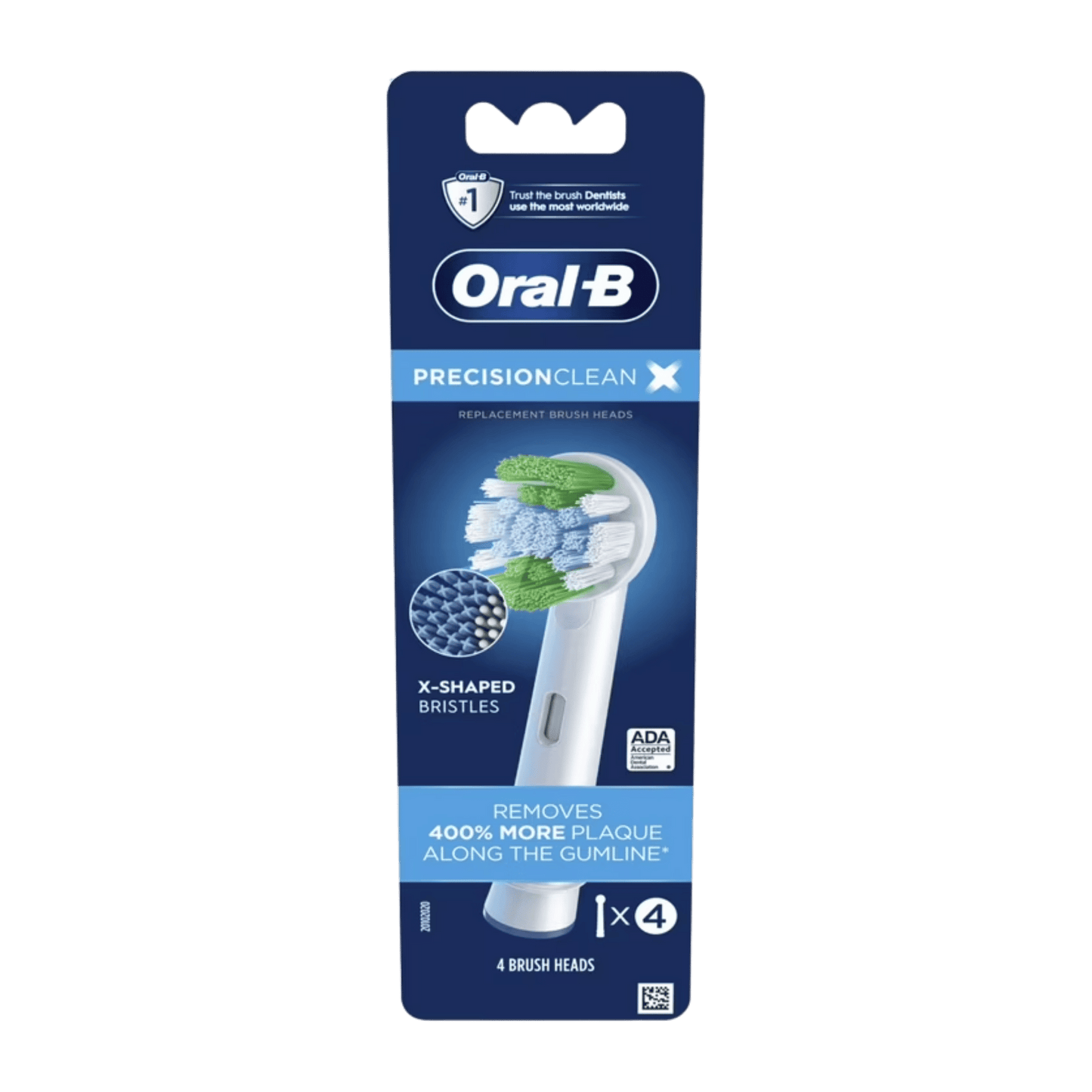 Best Rate Oral-B Precision Clean X-Filament Replacement – 4 Brush Heads in Pakistan