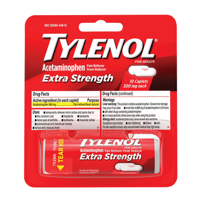 Tylenol Caplets Extra Strength (10ct)